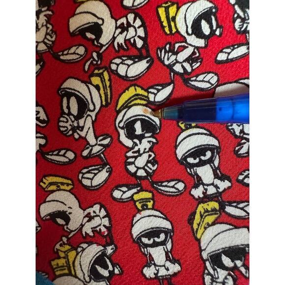 Vintage 1992 Looney Tunes by Balancine Silk Marvin The Martian Men’s Necktie - Picture 5 of 5